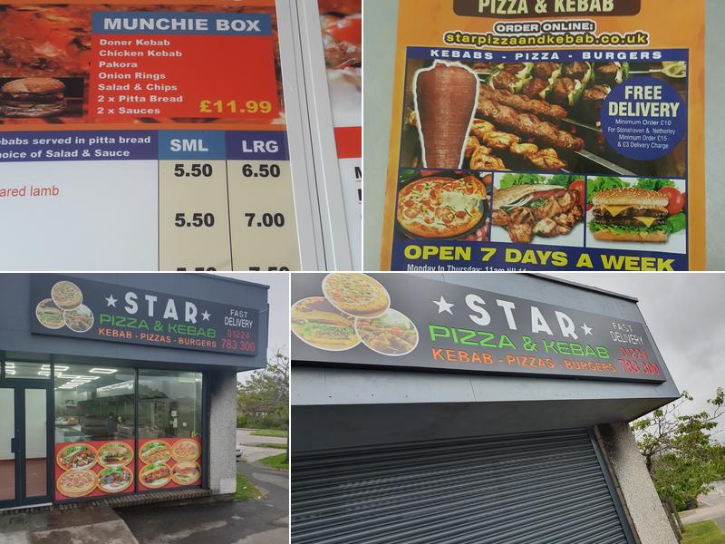 Star Pizza And Kebab Menu