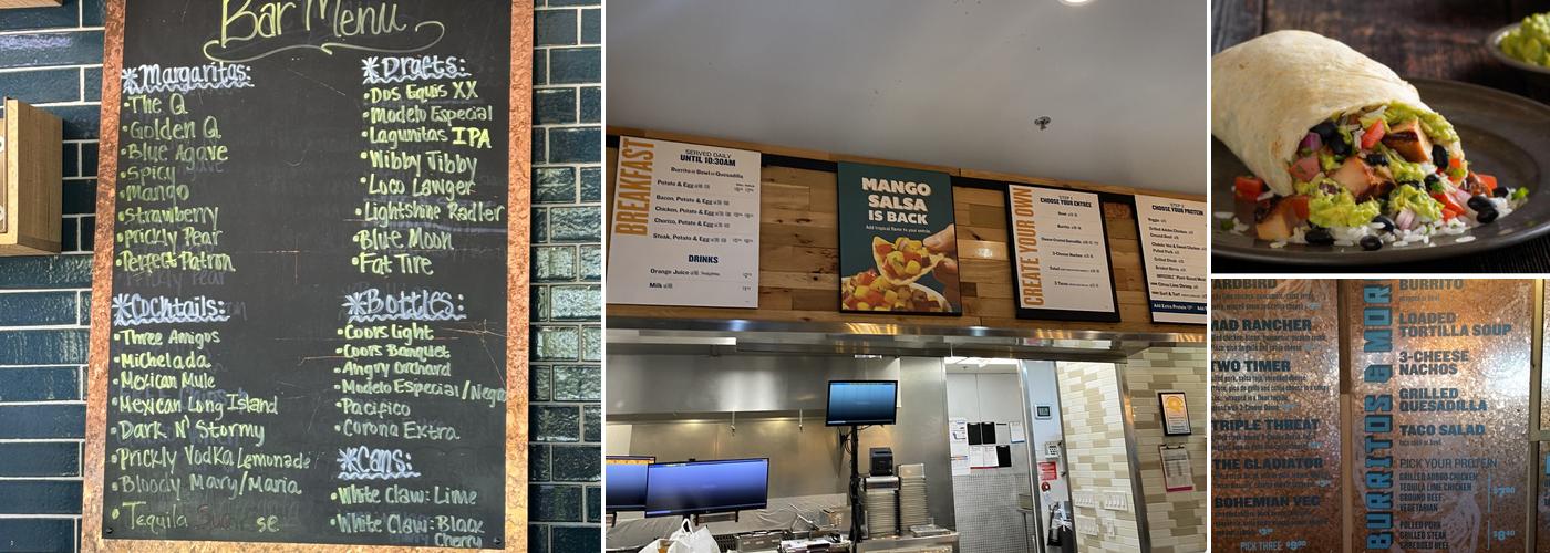 QDOBA Mexican Eats Menu