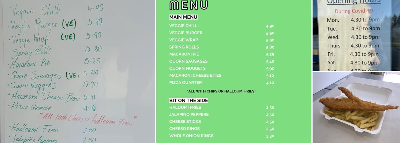 Balmedie Fish & Chip Shop Menu