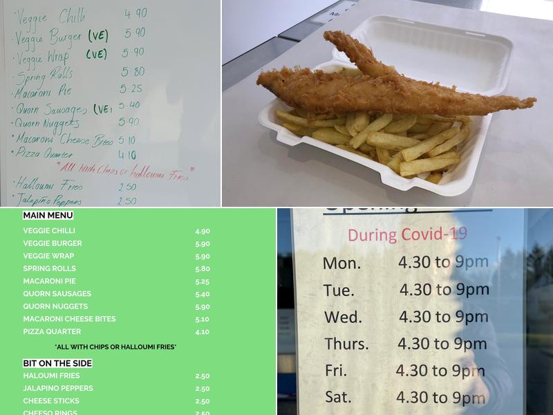 Balmedie Fish & Chip Shop Menu