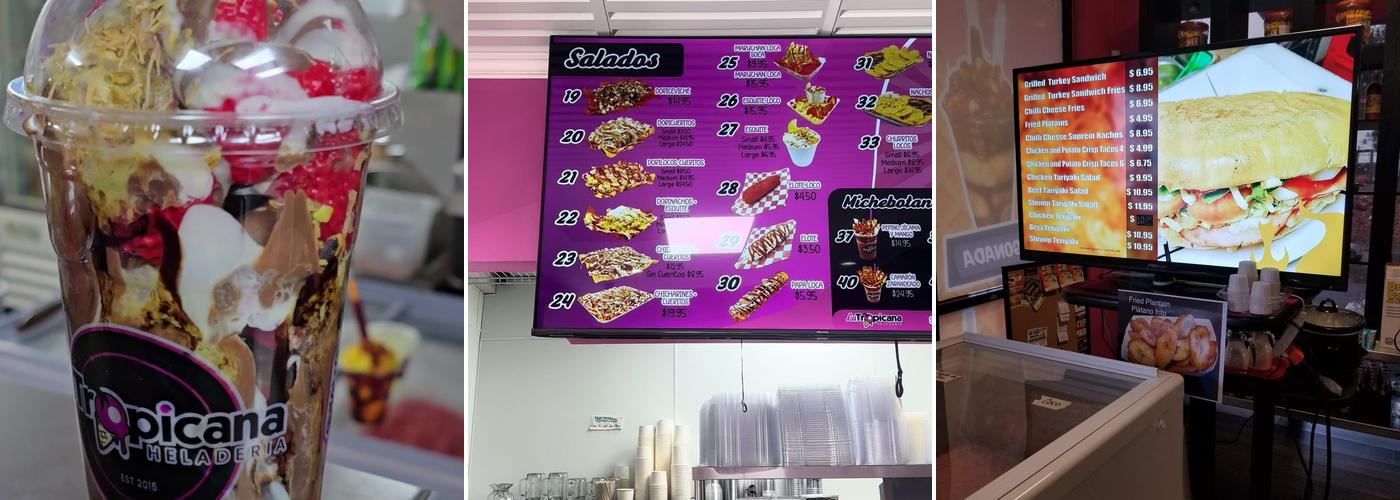 La Tropicana heladeria Menu