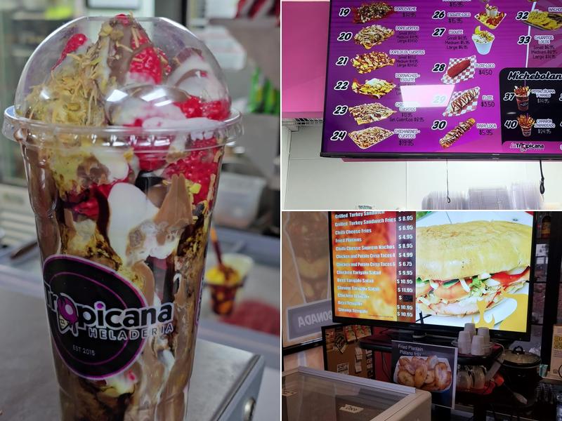 La Tropicana heladeria Menu