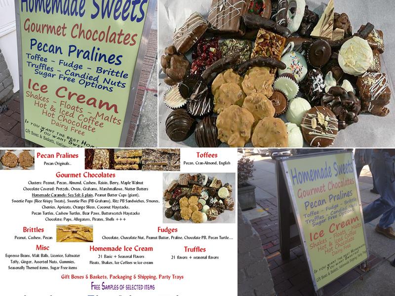 Sweeties Homemade Ice Cream & Sweets Menu