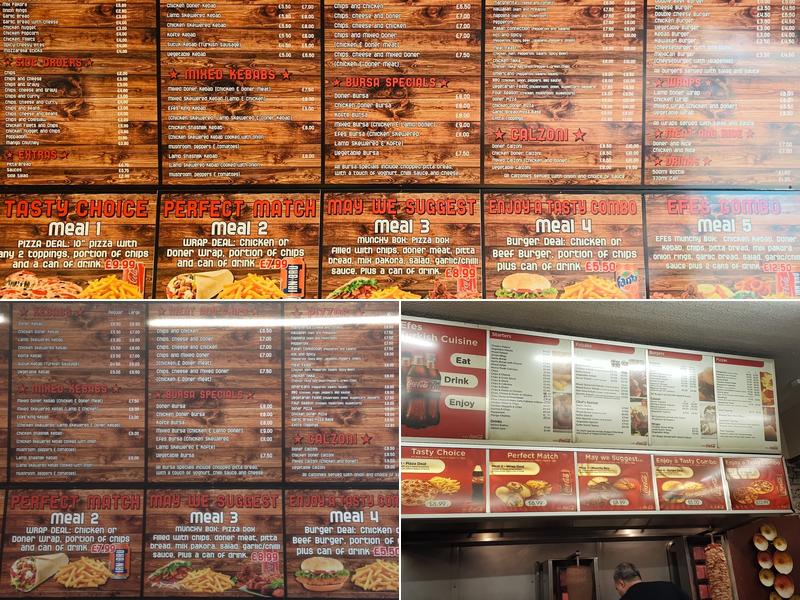 EFES | Original Turkish Kebab Menu