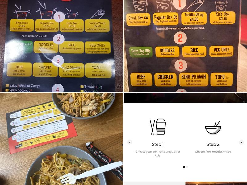 Dr. Noodles Noodle Bar Menu