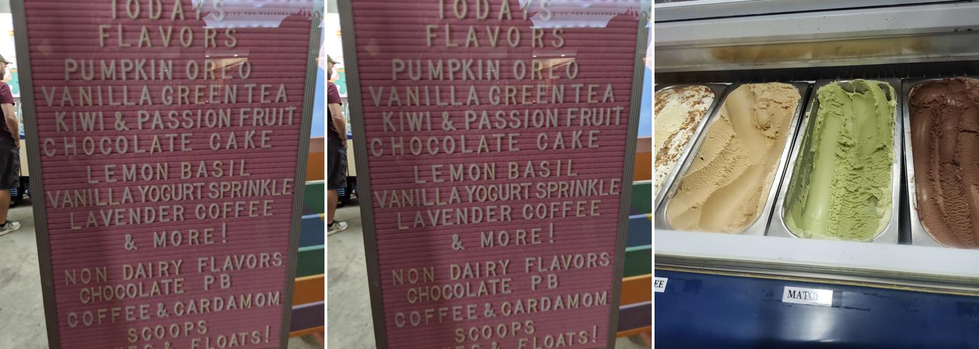 Scoops Chinatown Menu