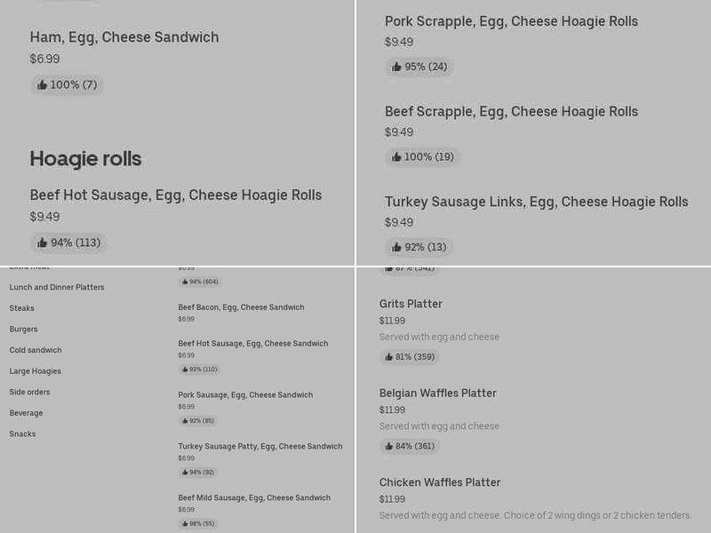Cnh Ice Cream & Foods Menu