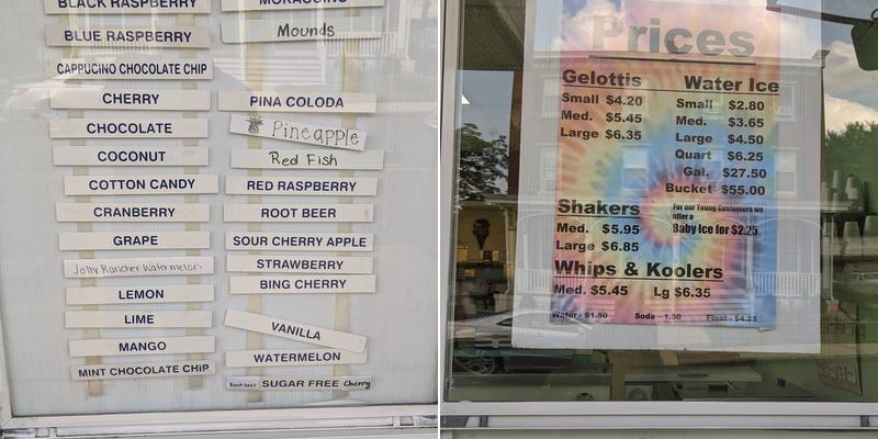 Kool Licks Menu