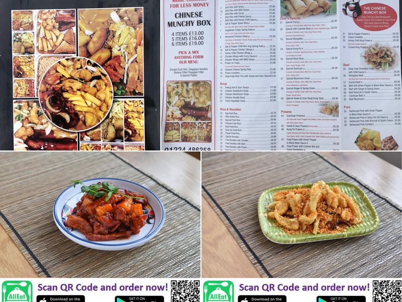 No.1 Munchy Box Menu