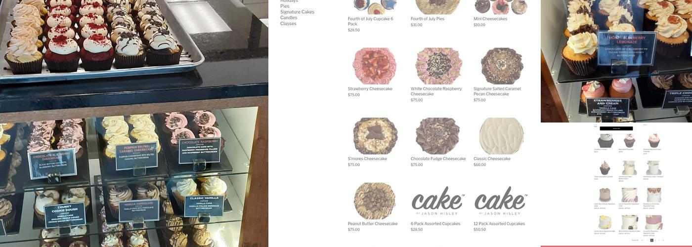 Cake By Jason Hisley Menu