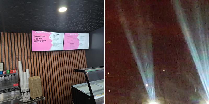 Plain & Fancy Donut Shop Menu