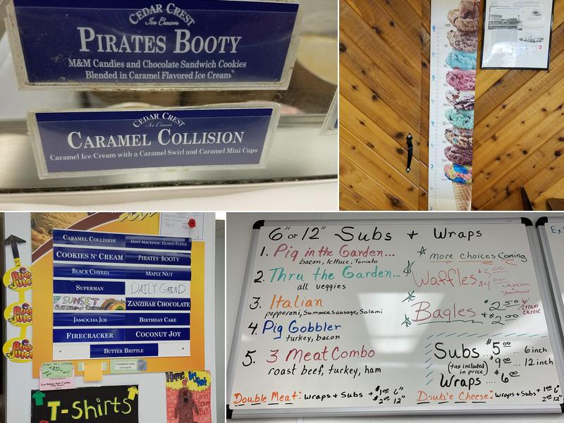 Woodsman's Lovin Scoop Full Menu