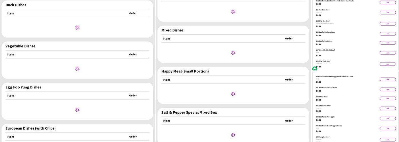 Man Yee Chinese Menu