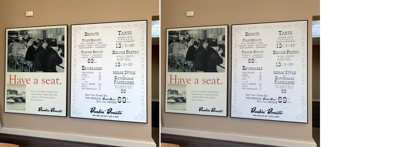Dunkin' Menu
