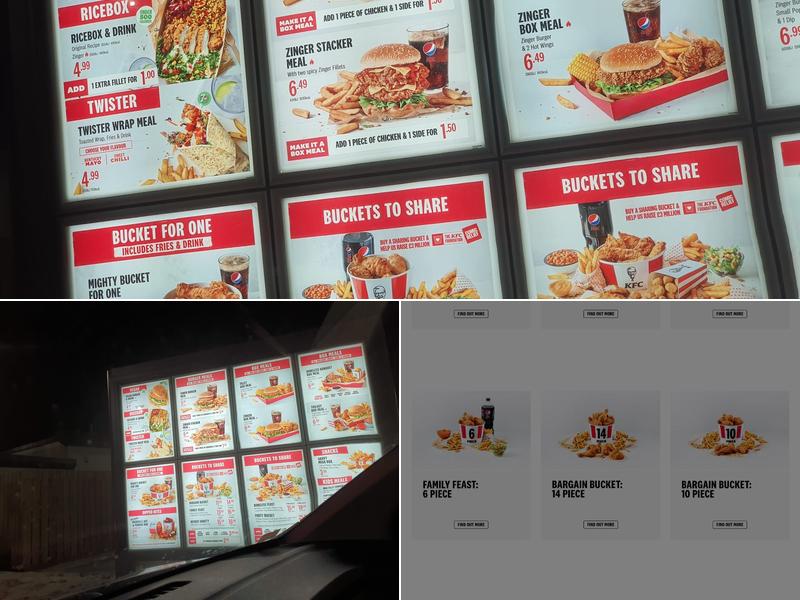 KFC Bridge of Don- Broadfold Road Menu