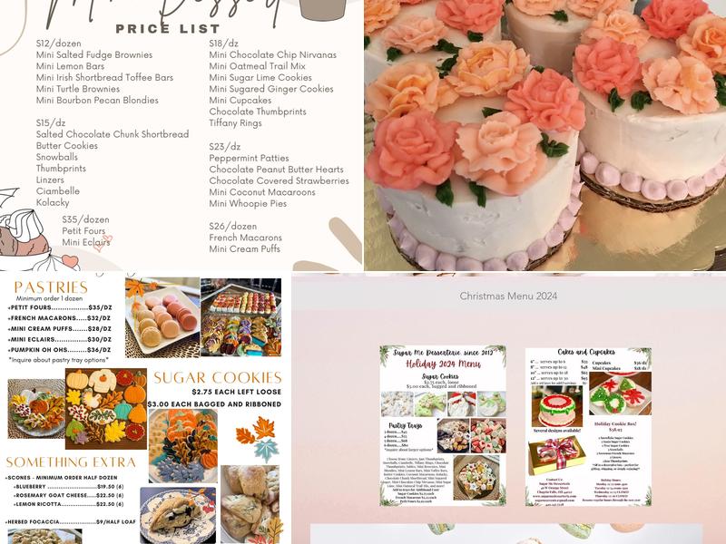 Sugar Me Desserterie Menu