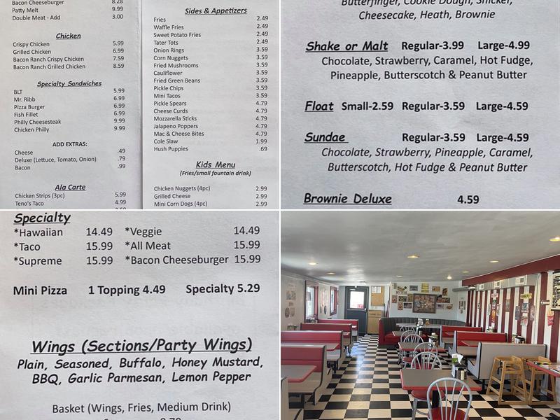 Cone Zone (L & C Cone Zone) Menu