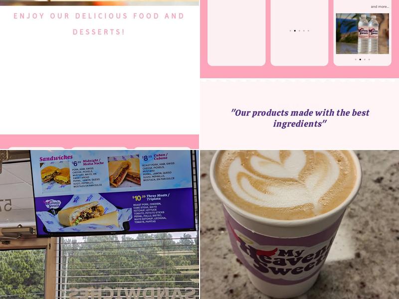 My Heavenly Sweets Menu