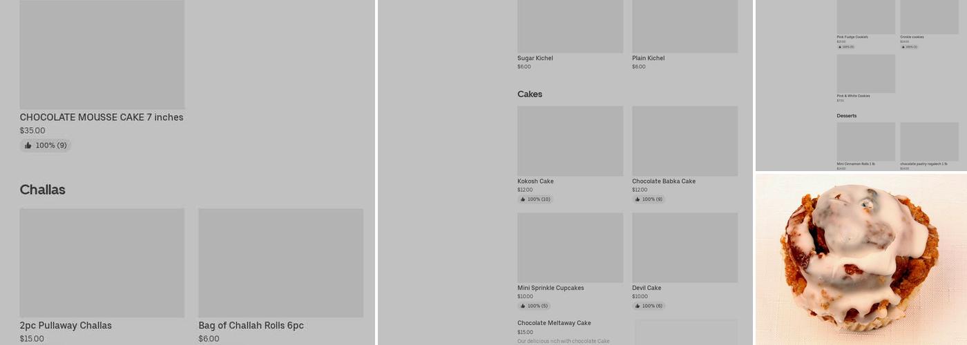 Ostrovitsky Bakery Menu