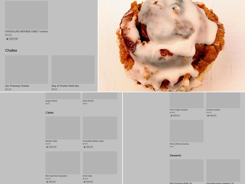 Ostrovitsky Bakery Menu