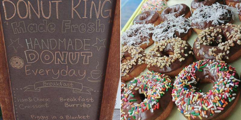 Donut King Menu