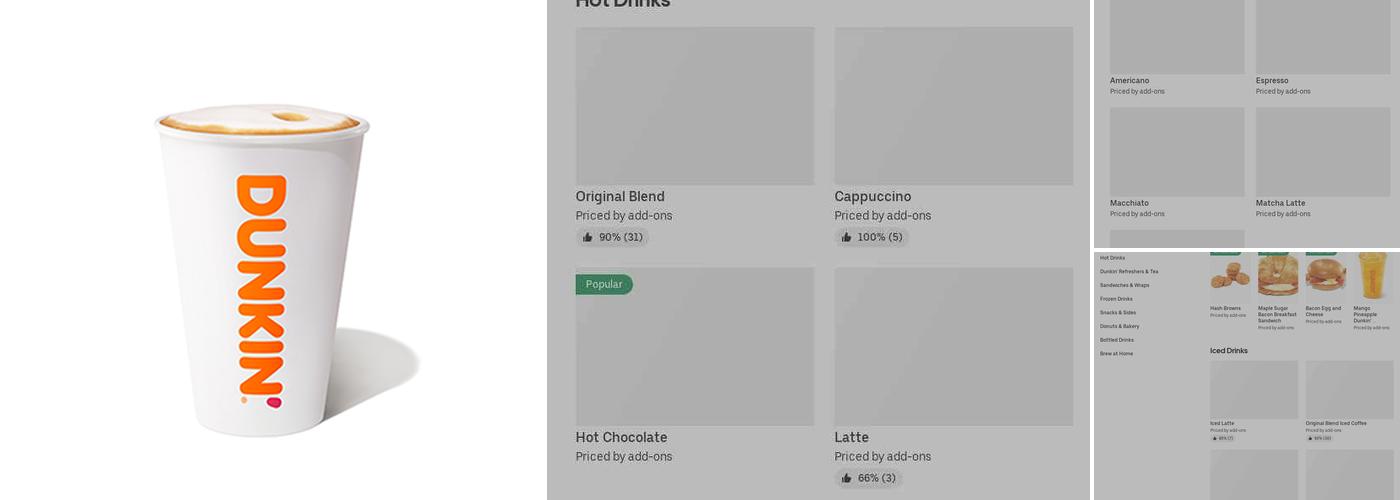 Dunkin' Menu