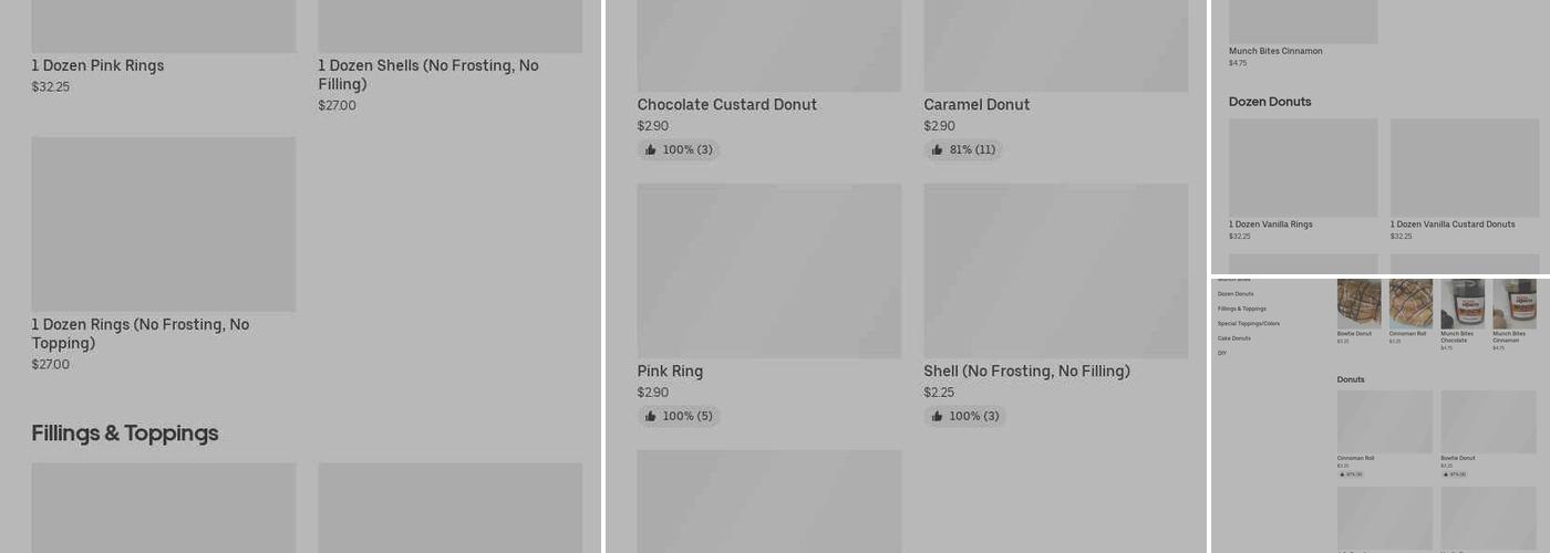 Royal Donuts Menu