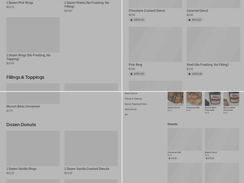 Royal Donuts Menu