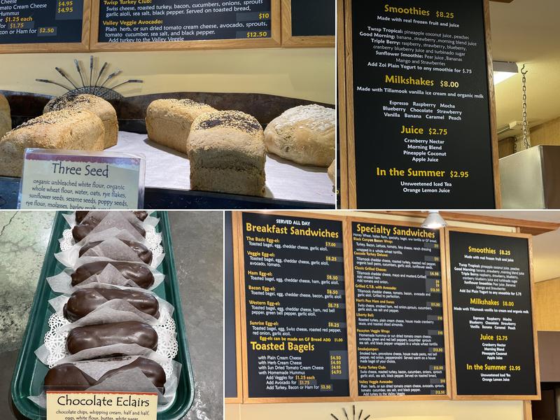 Cinnamon Twisp Bakery Menu