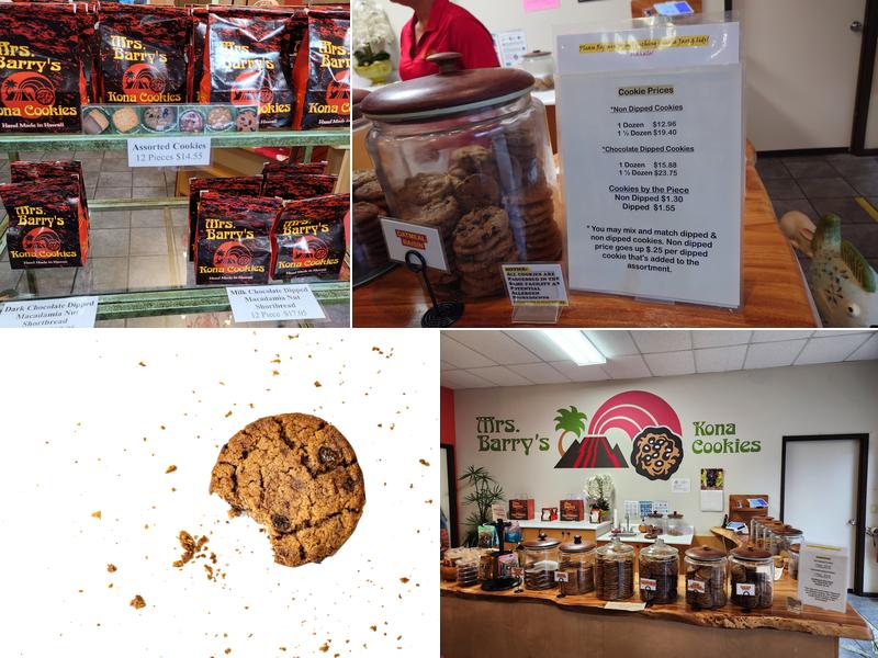 Mrs. Barry's Kona Cookies Menu