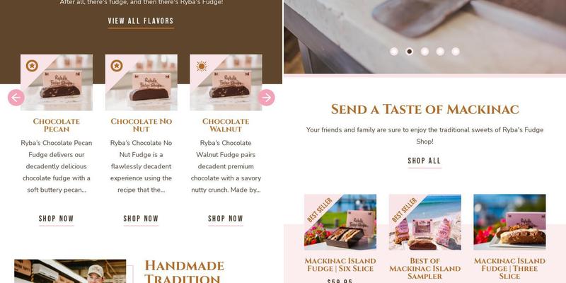 Ryba's Fudge Shop - Cornerstore Menu