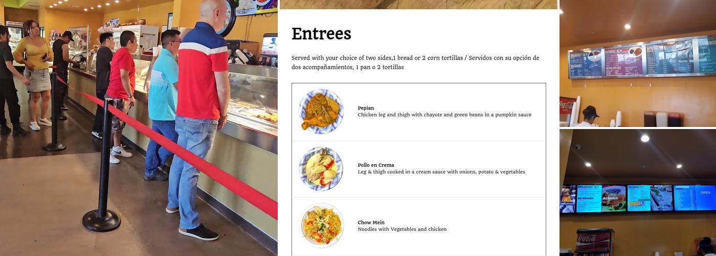 Guatemalteca Bakery Menu