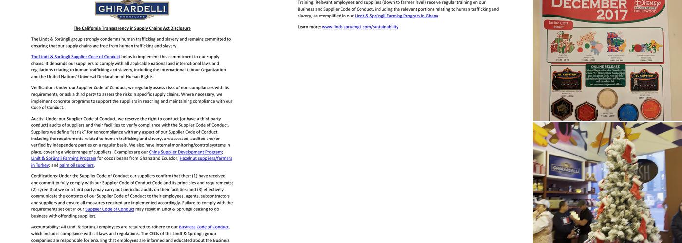 Ghirardelli Soda Fountain & Chocolate Shop Menu