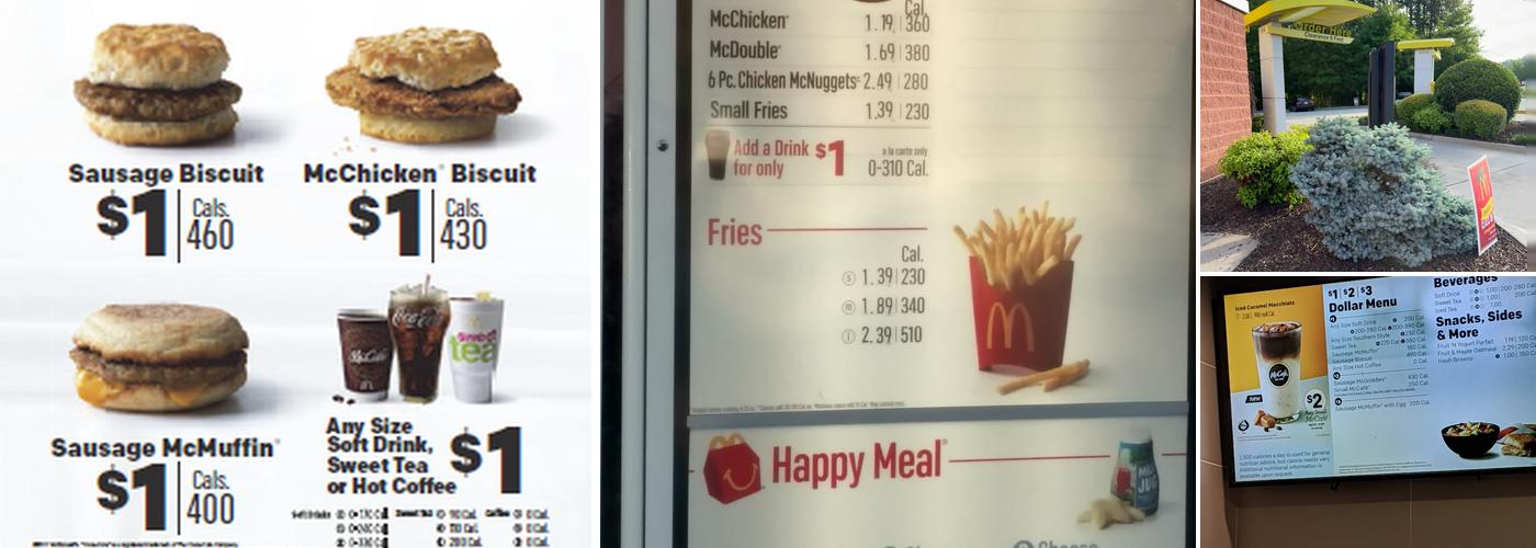McDonald's Menu