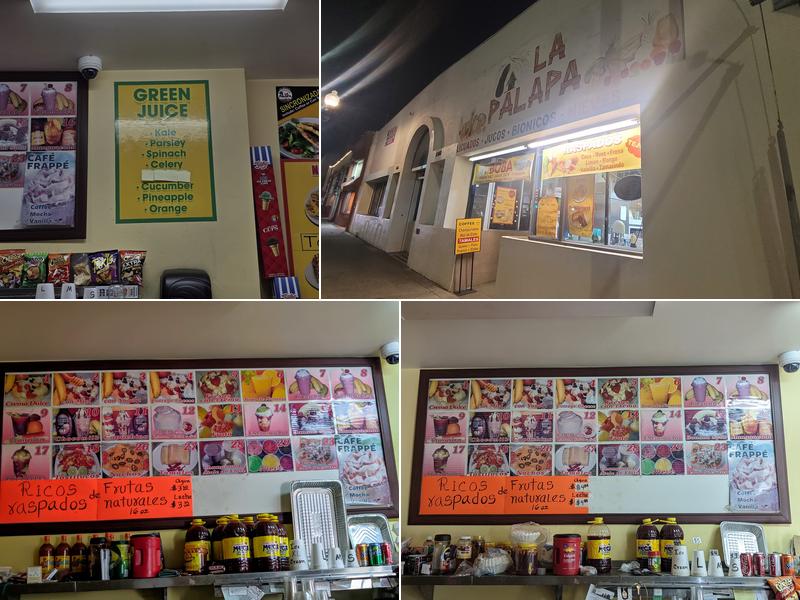 Bionicos La Palapa Menu