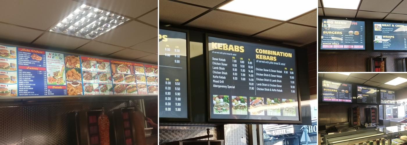 Abergavenny Kebab House Menu