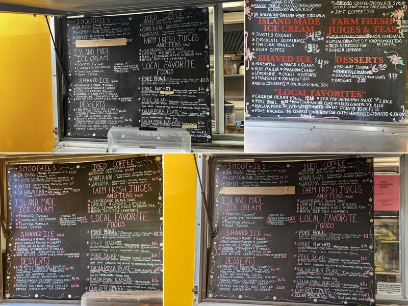 Fresh Off the Grid Menu