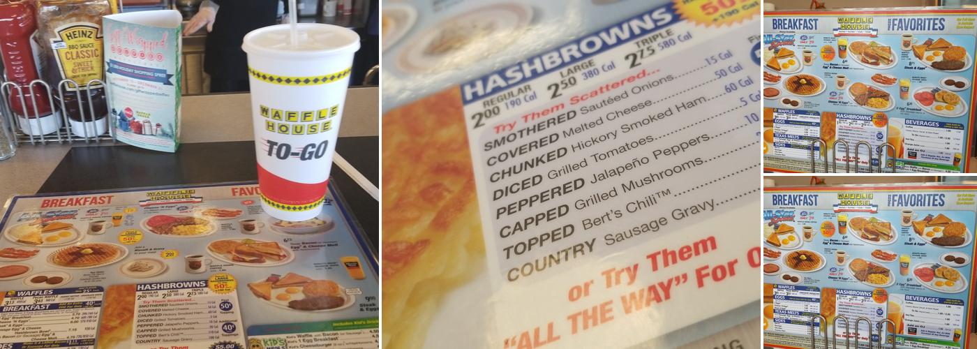 Waffle House Menu