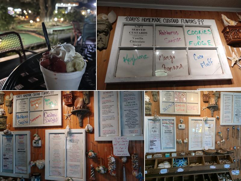 Uncle Eddy's Homemade Custard Menu