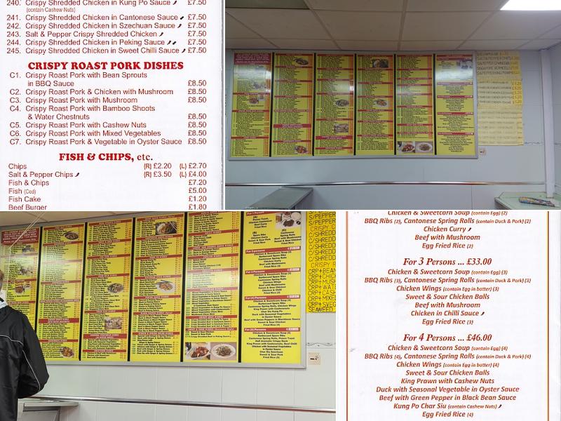 Pensarn Fish & Chips Menu