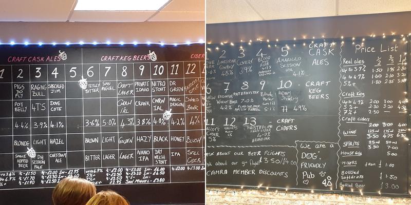 The Hoptimist Abergele Menu