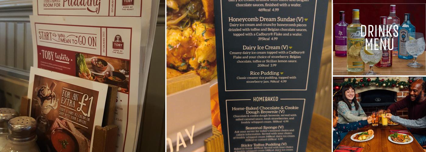 Toby Carvery Newbury Menu