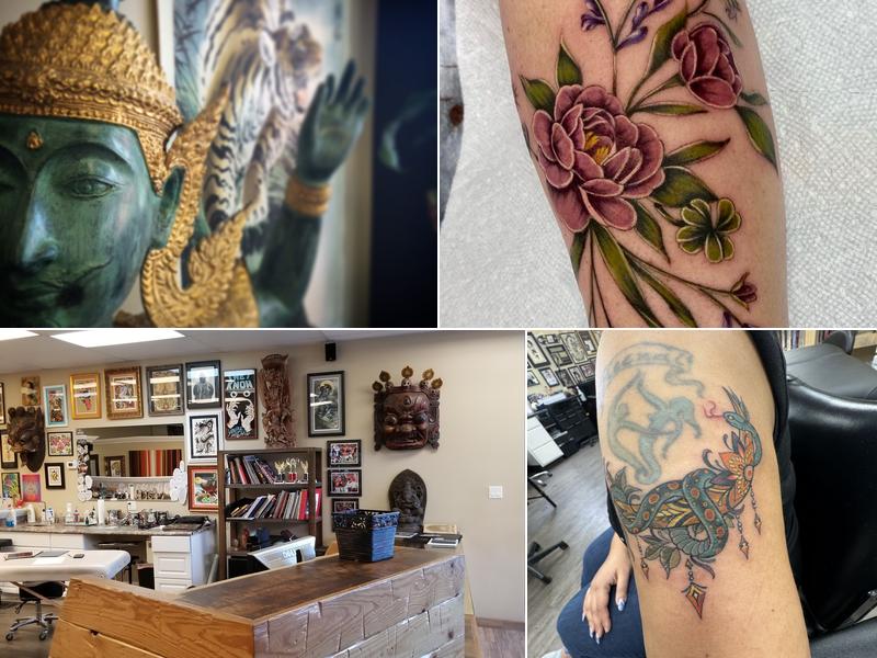 White Lotus Custom Tattoo