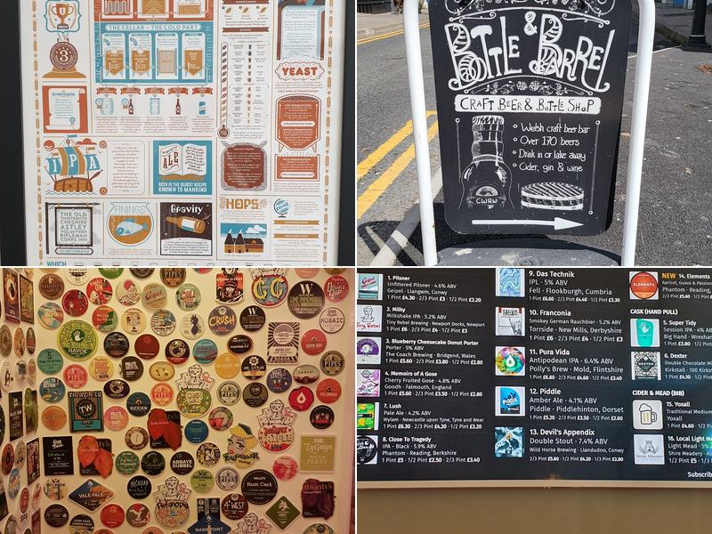 Bottle and Barrel Menu