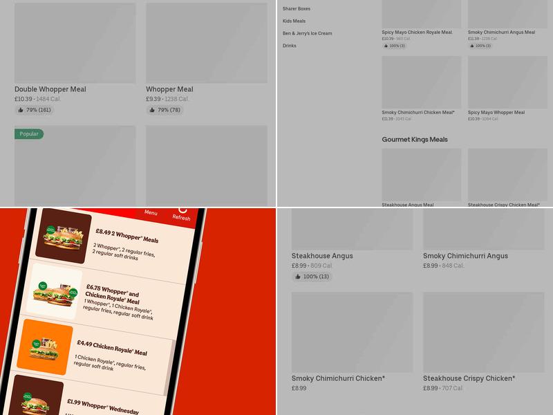 Burger King Menu
