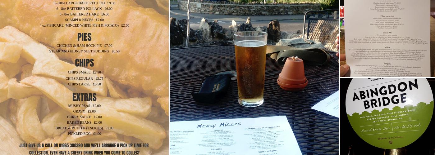 The Merry Miller Menu