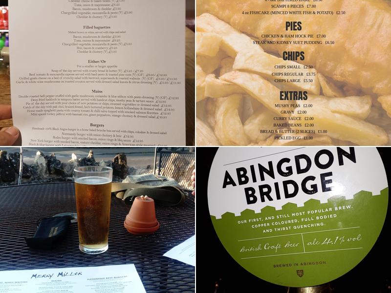 The Merry Miller Menu