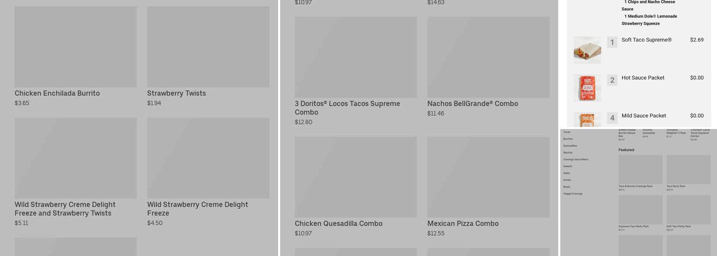 Taco Bell Menu
