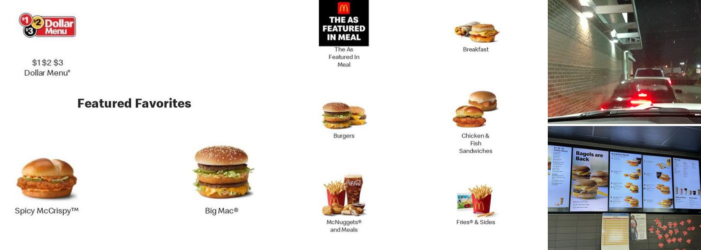 McDonald's Menu