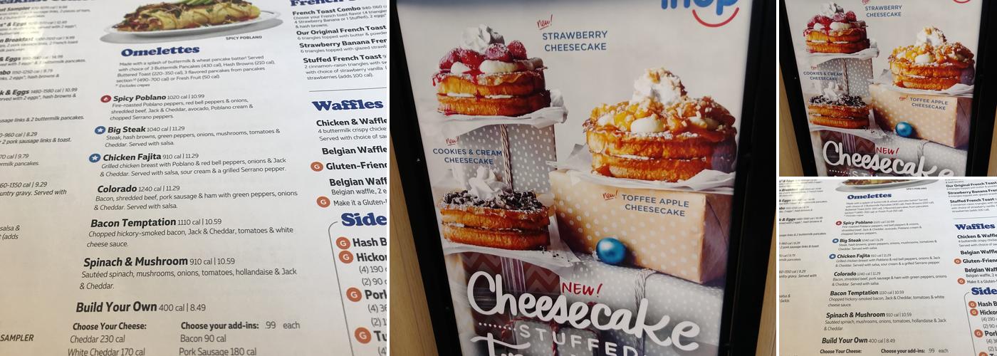 IHOP Menu